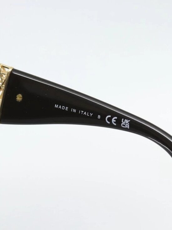 CHANEL Sunglasses plastic Black CC Auth am11652SM